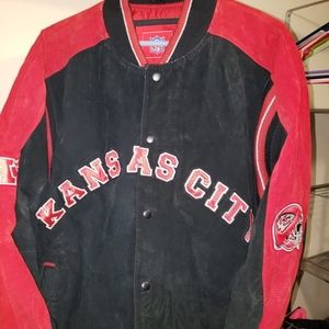 Mens Large suede coat